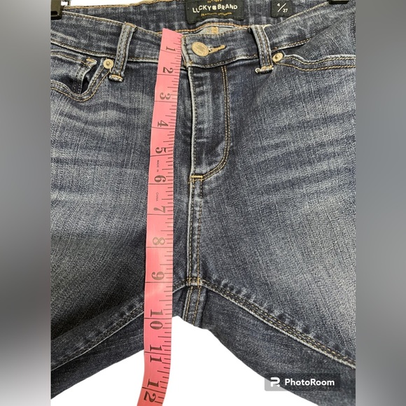 Lucky Brand AVA Skinny Raw Hem Distressed Jeans Women’s Size 4 - Picture 13 of 14